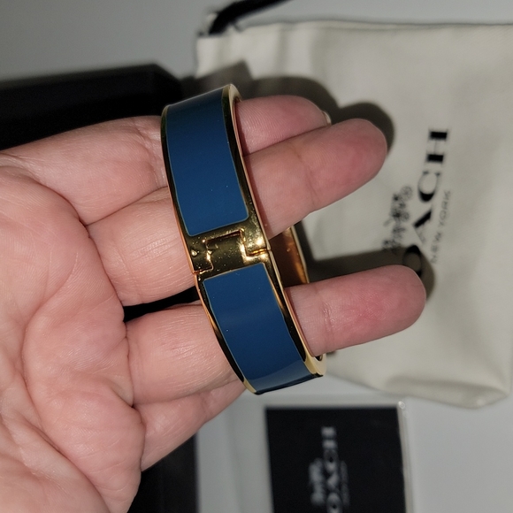 Coach C Hinged Bangle Bracelet - Picture 5 of 5